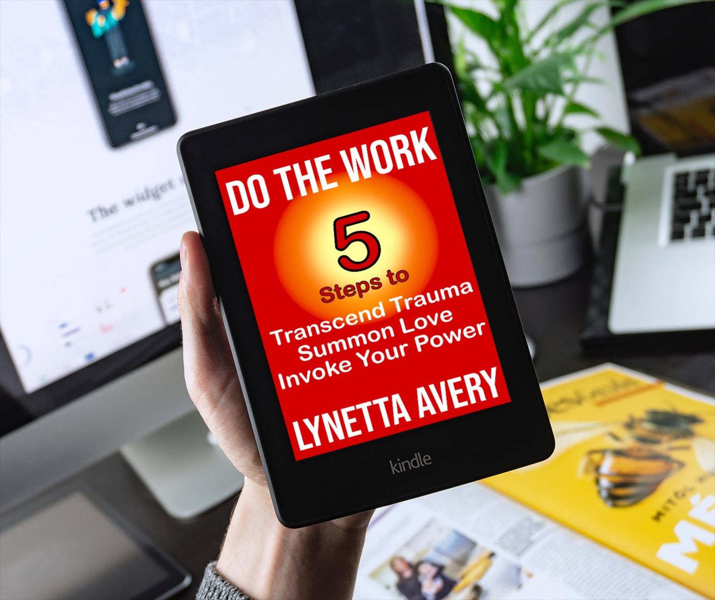 Do The Work book displayed on a tablet